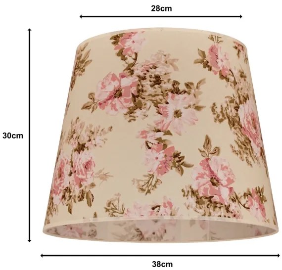 Duolla - Paralume per lampadario CLASSIC L E27 diametro 38 cm rosa