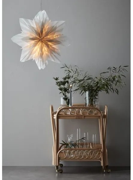 Markslöjd 705835 - Decorazione natalizia NEELA 1xE14/25W/230V diametro 60 cm grigio