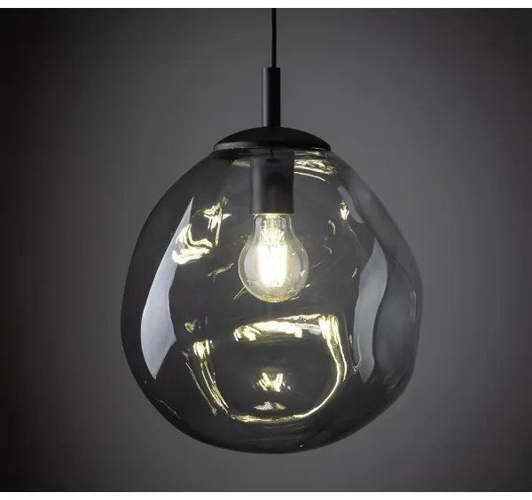 Lampadario su corda SOL 1xE27/60W/230V nero