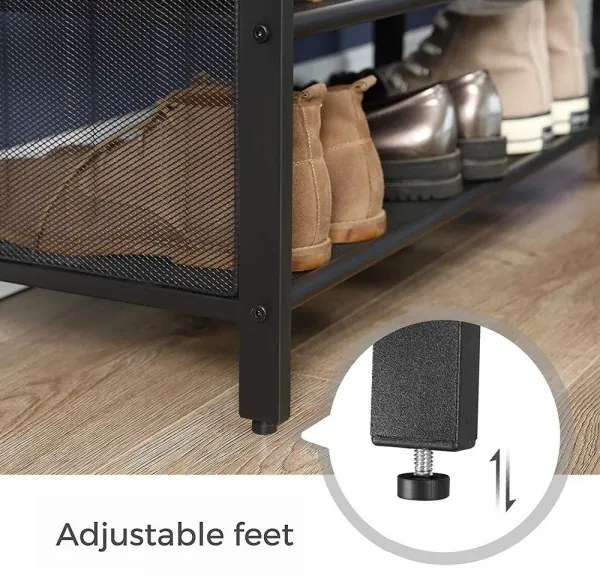 Scarpiera DAVOR marrone/nera