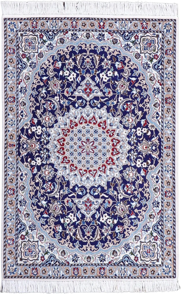 Nain Tappeto persiano 90x130 (Iran) Annodato A Mano
