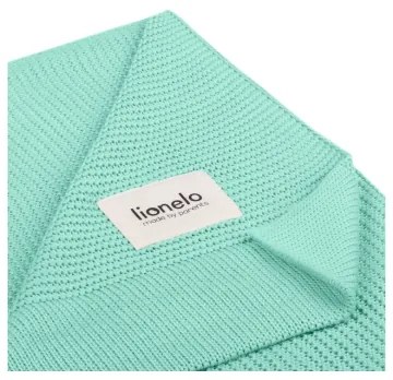 Lionelo - Coperta in bambù 75 x 100 cm Verde menta