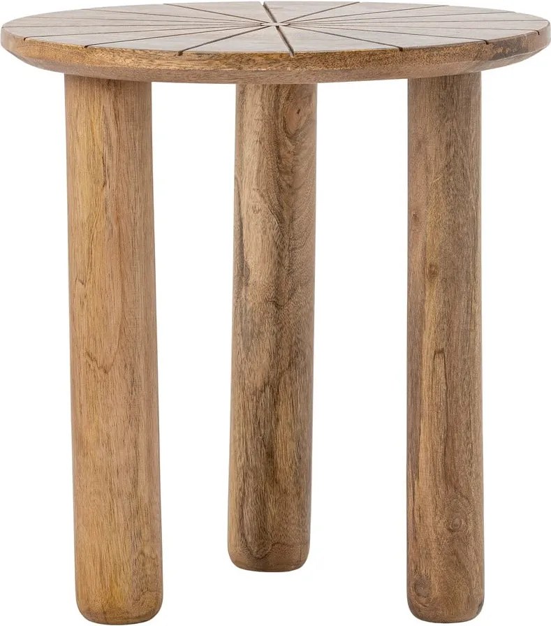 Tavolino rotondo in legno di mango ø 40 cm Stella - Bloomingville