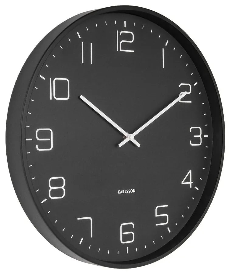 Orologio da parete nero , ø 40 cm Lofty - Karlsson