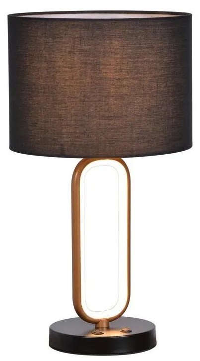 Rabalux 74044 - Lampada da tavolo LED DOMIRO 1xE27/60W/230V + LED/8W