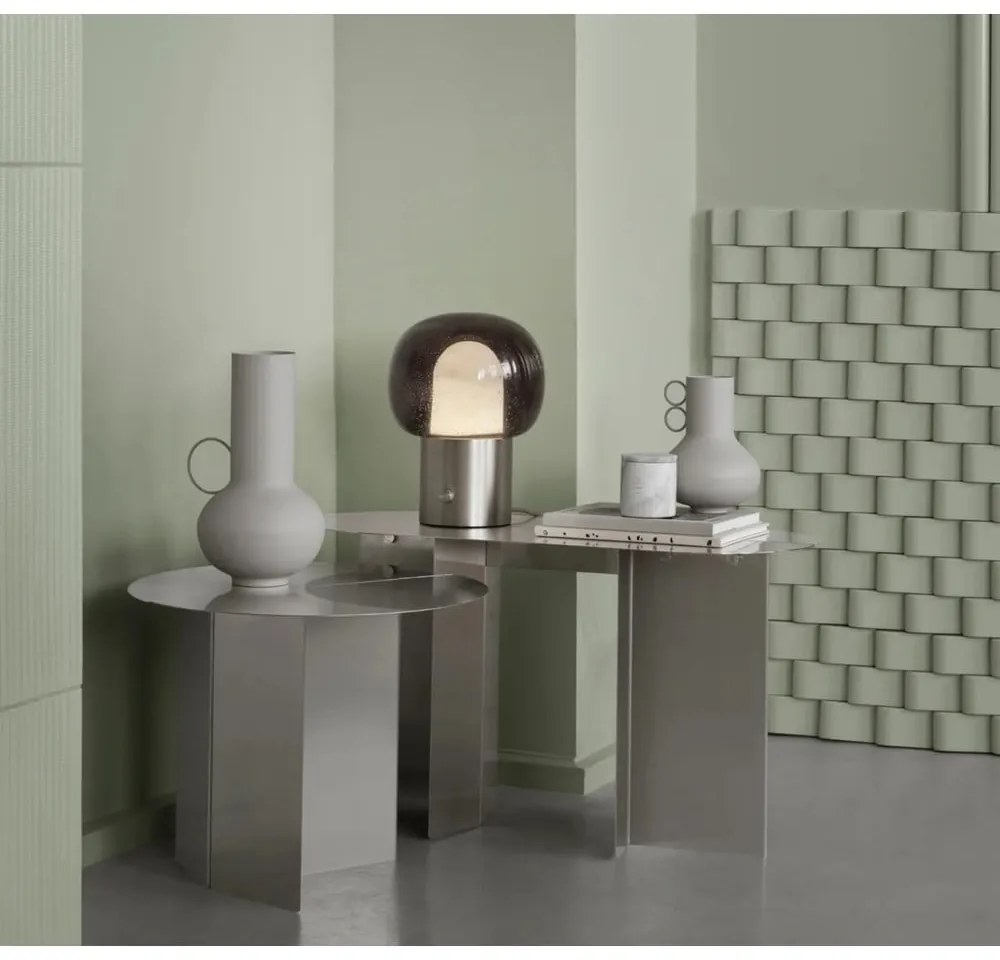 Tavolino rotondo in acciaio inox ø 50 cm Oru – Blomus