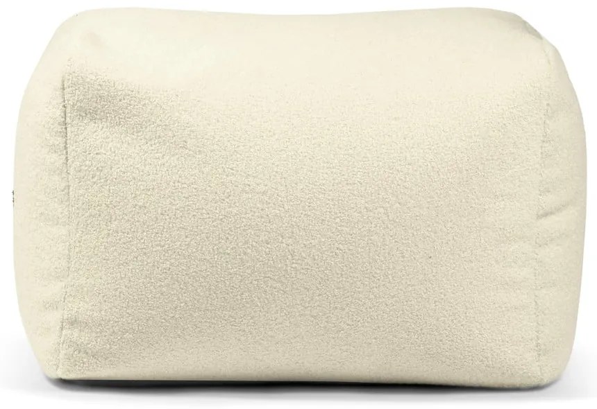 Puof a sacco grigio chiaro con rivestimento in bouclé Plus 70 Lounge – SLOWDOWN