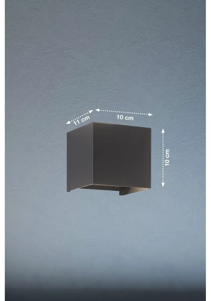 Lampada da parete a LED nera - Fischer &amp; Honsel