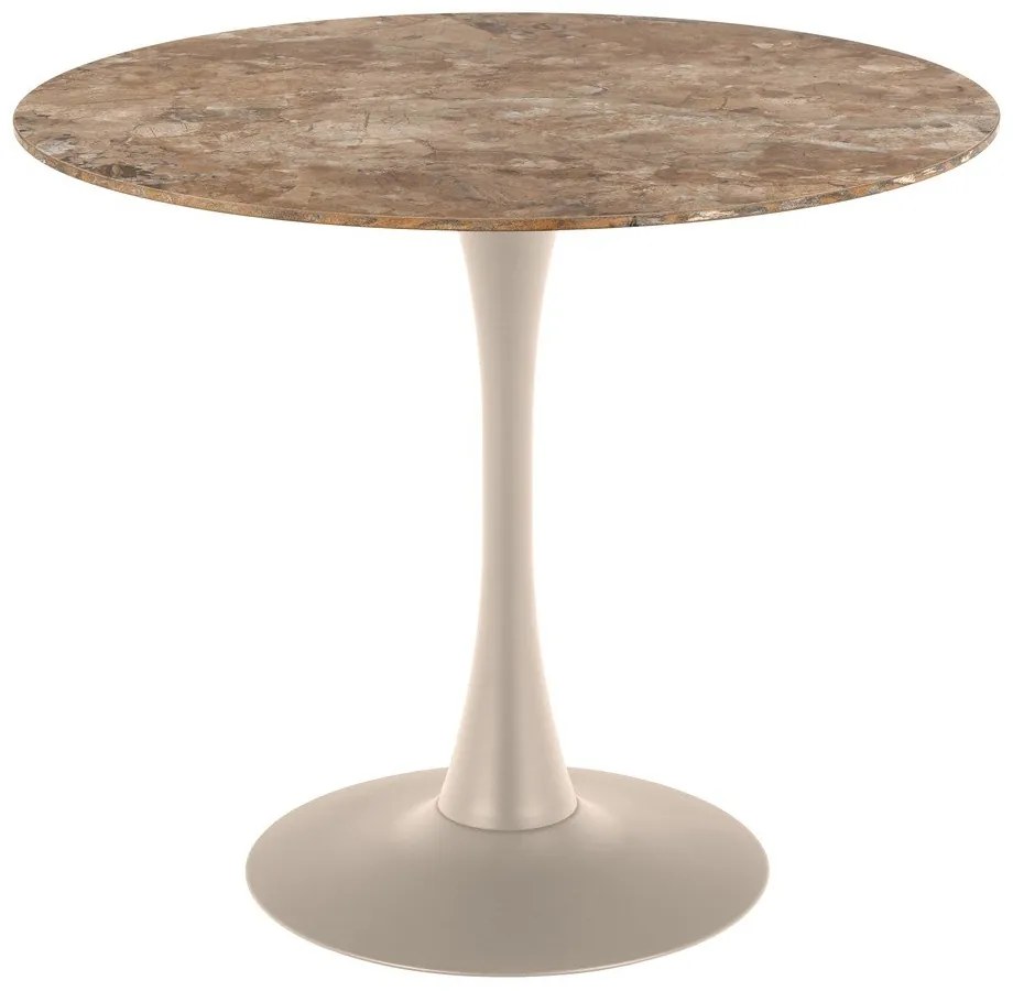 Tavolo da pranzo rotondo con piano in ceramica ø 90 cm Malta – Actona