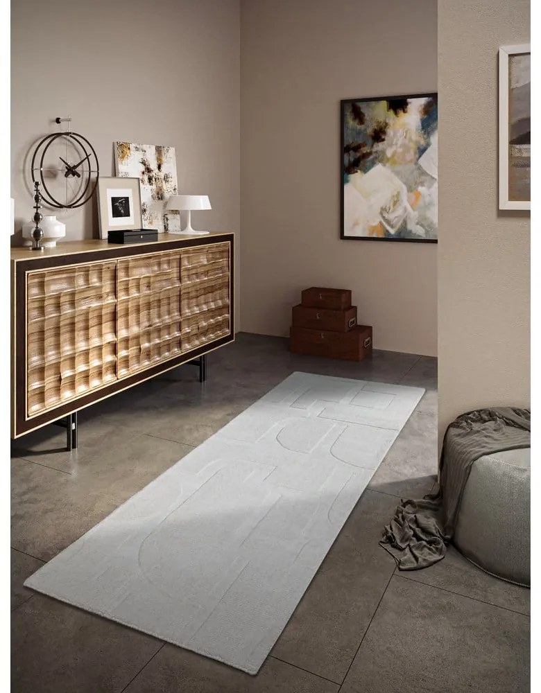 Passatoia color crema in lana intrecciata a mano 80x250 cm Alexis - Villeroy&amp;Boch