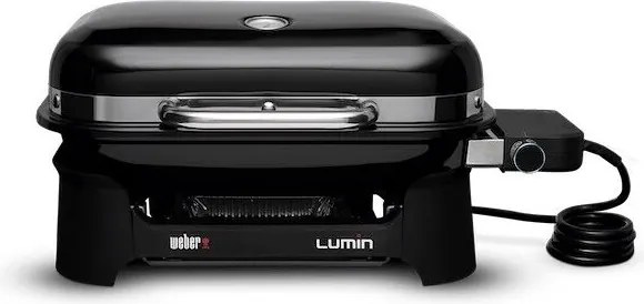 Barbecue elettrico portatile Weber lumin compact' con griglia 49,5x23,5 cm