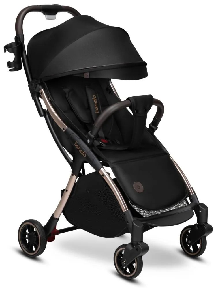 Lionelo - Passeggino sportivo JULIE ONE Nero/Oro