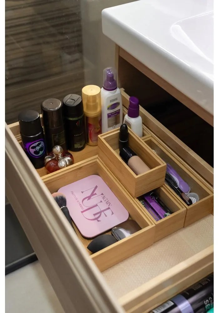 Organizzatore in bambù Woody, 30 x 15 x 6,35 cm - Compactor