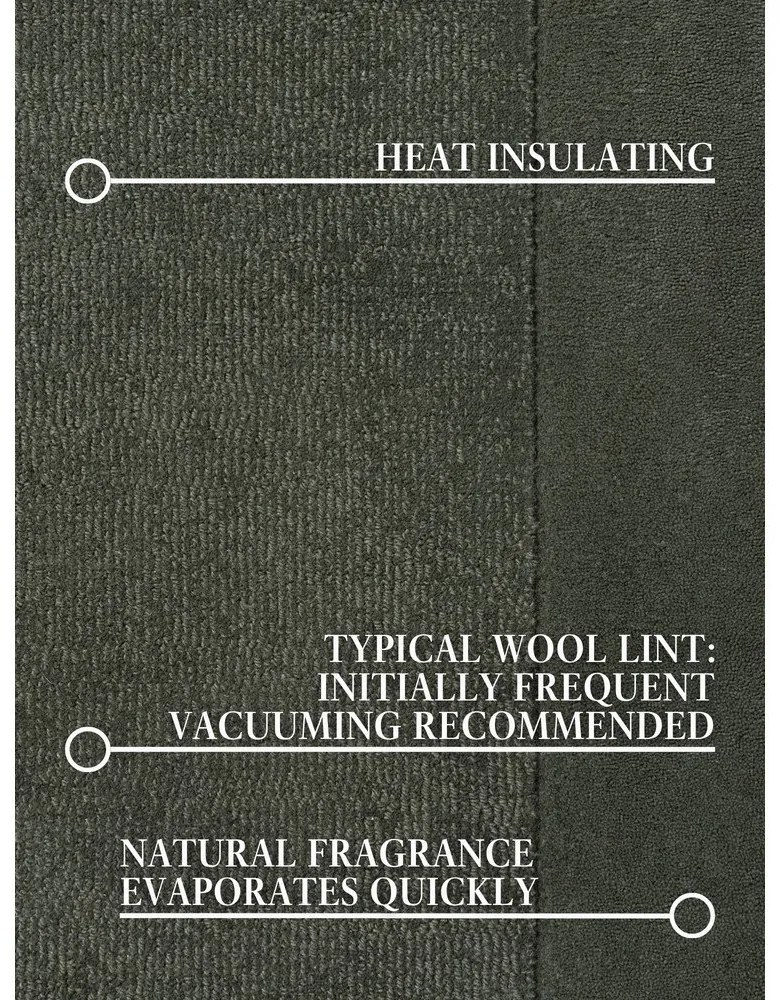 Tappeto verde scuro in misto lana tessuto a mano 80x150 cm Kari – Villeroy&amp;Boch