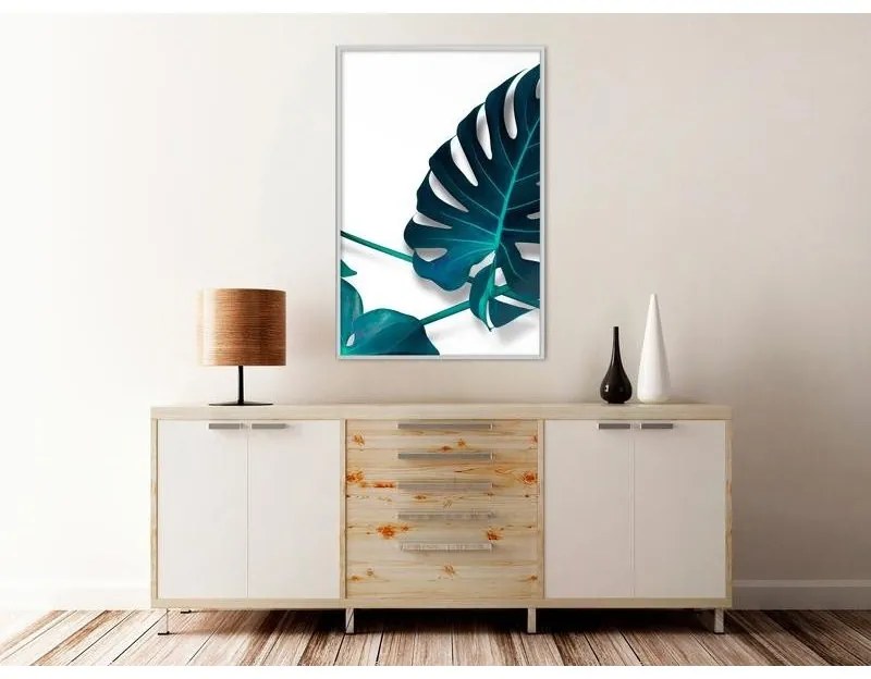 Poster Turquoise Monstera I