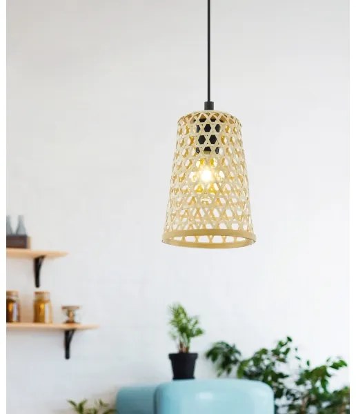 Eglo 43252 - Lampadario a sospensione con filo CLAVERDON 1xE27/40W/230V diametro 180mm