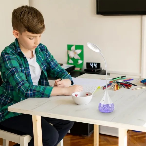 Rabalux 74248 - LED RGB Lampada da tavolo dimmerabile VIVTER LED/4W/230V bianco