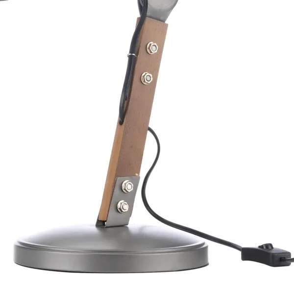 ONLI - Lampada da tavolo ARCHITETTO 1xE27/22W/230V 62 cm grigio/marrone