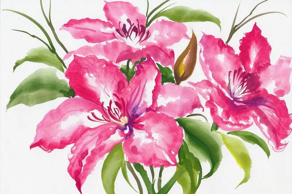 Carta da parati – Fiori splendidi
