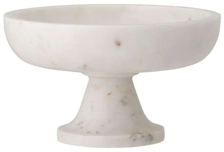 Bloomingville - Eris Pedestal Bowl White Marble Bloomingville