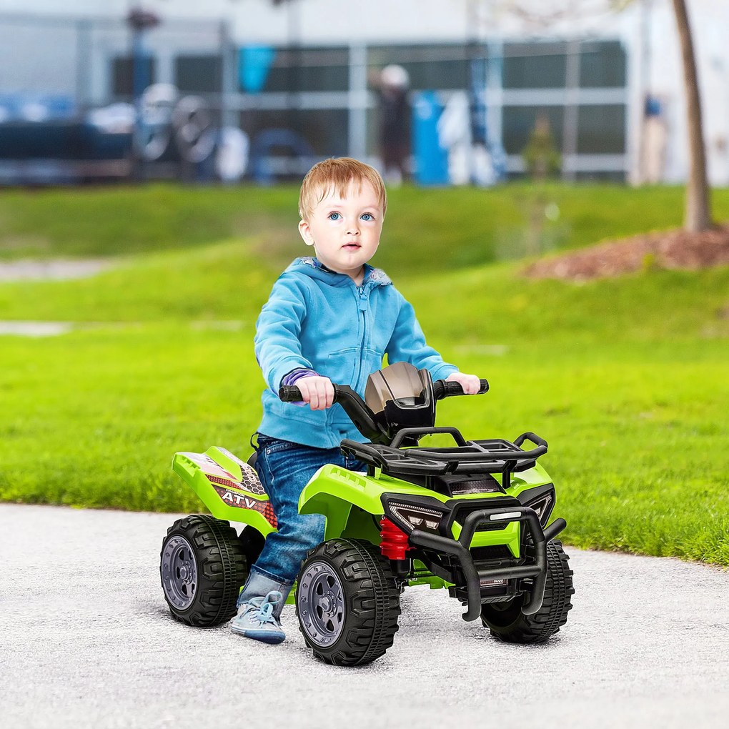 Mini Quad Elettrico per Bambini 6V Verde...