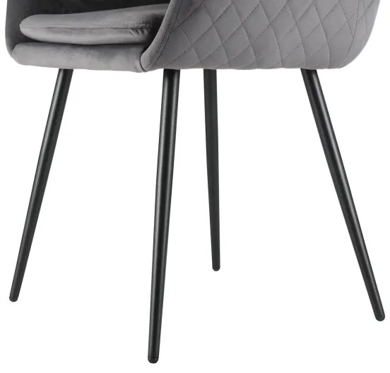 Eglo 424705 - Sedia da pranzo APALIT 87,5x58,5 cm grigio