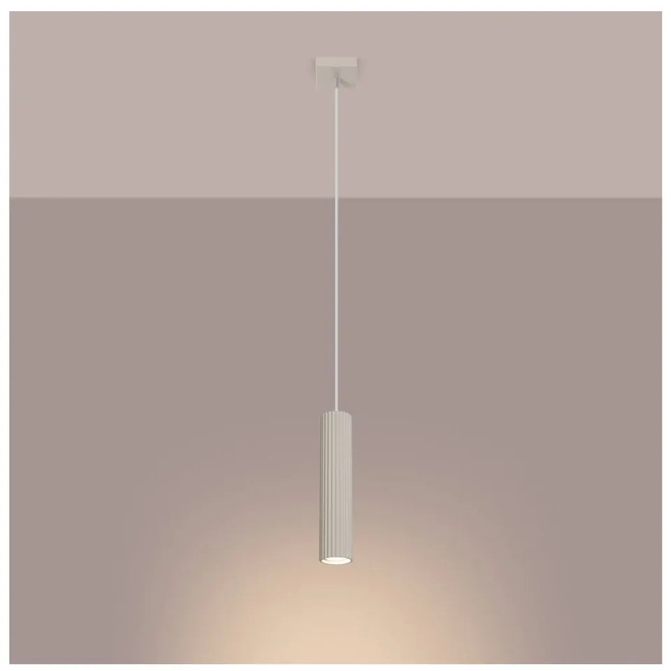 Lampadario color crema Gleam – Sollux
