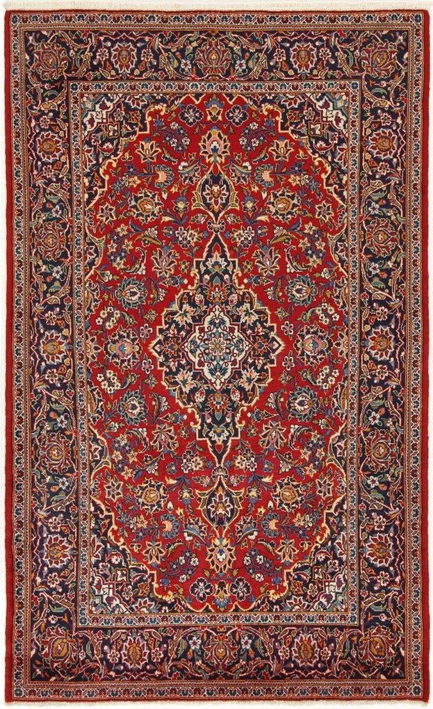Kashan Tappeto persiano 140 x 220 (Iran) Annodato A Mano