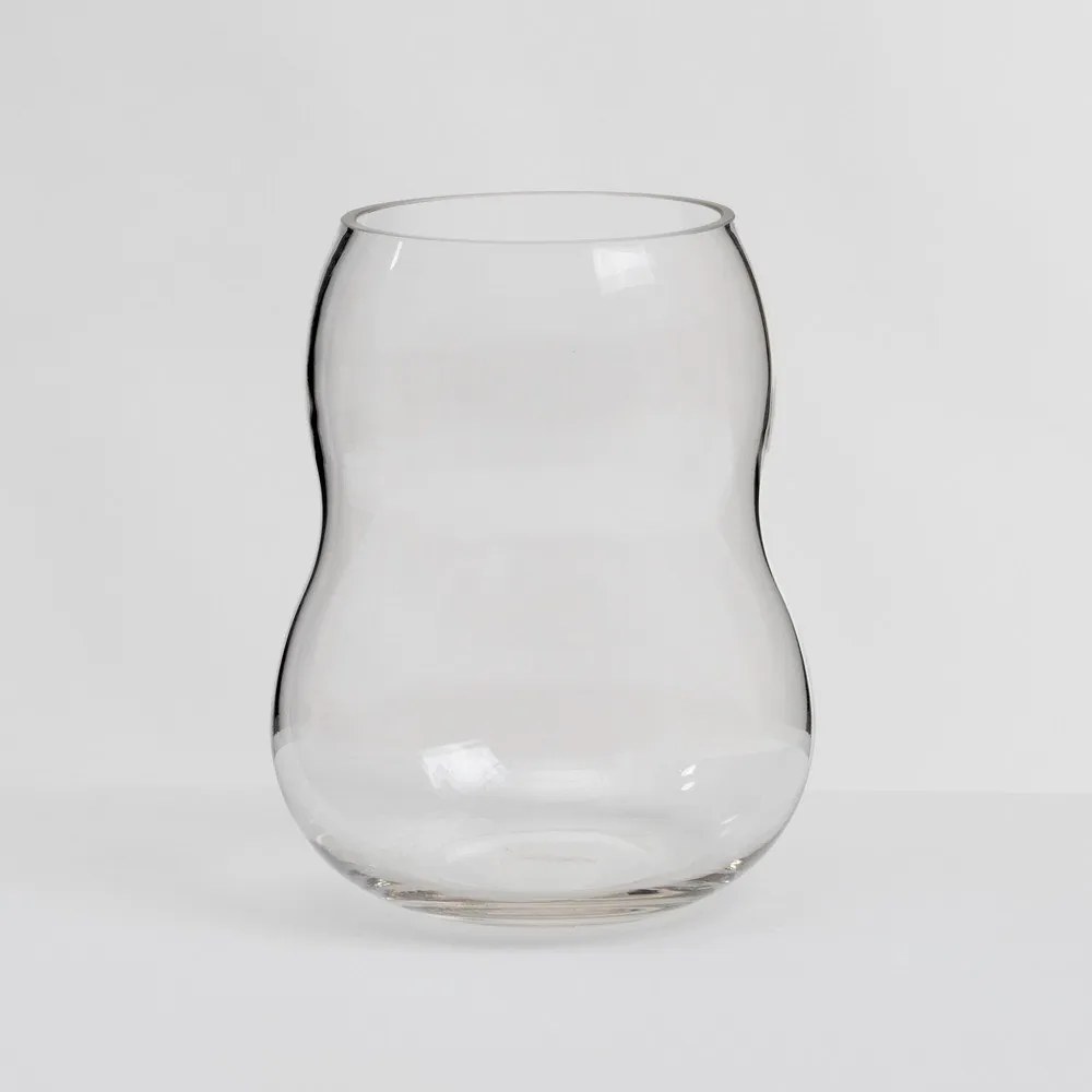 Vaso in vetro (altezza totale 20 cm) Clara – Casa Selección
