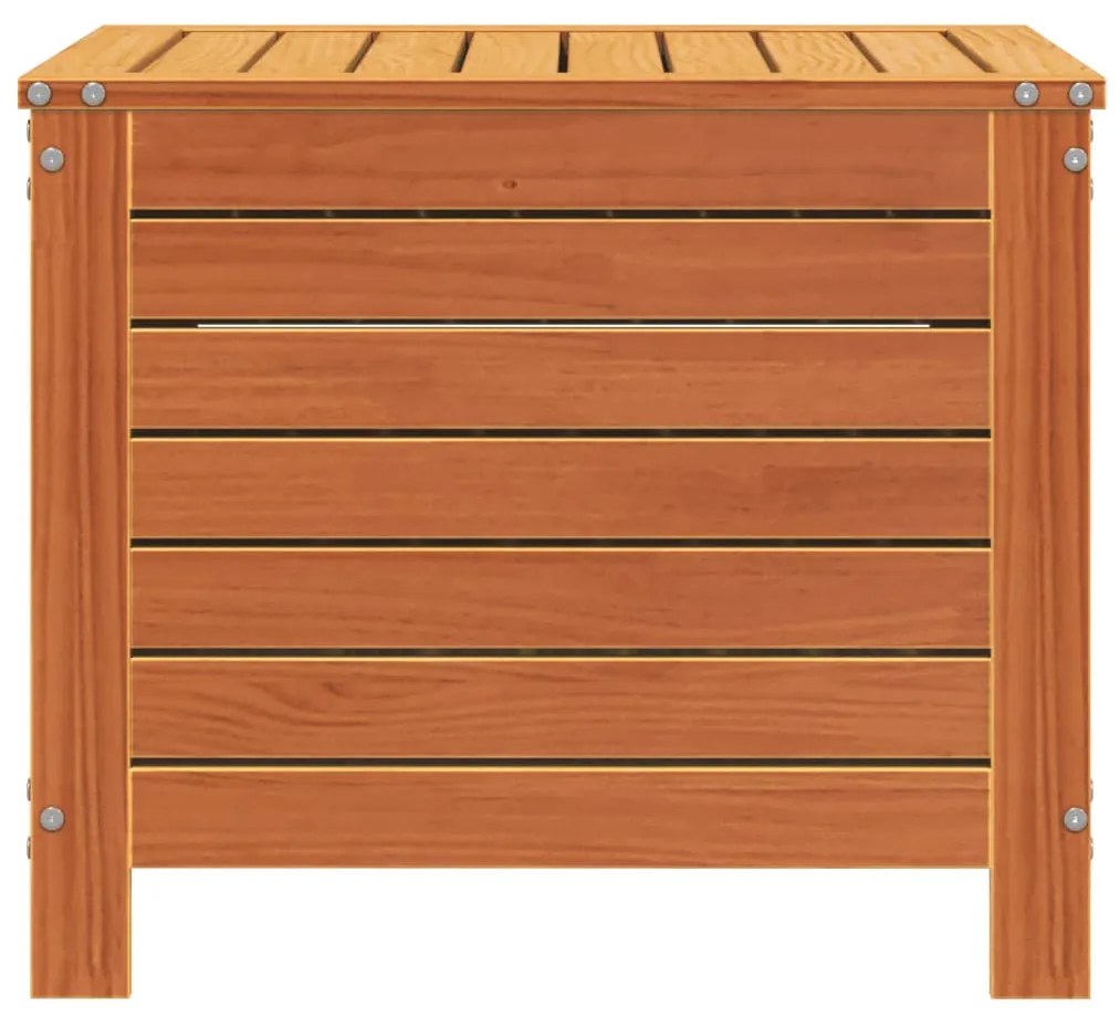 Poggiapiedi giardino marrone cera 62x63,5x53,5 cm massello pino