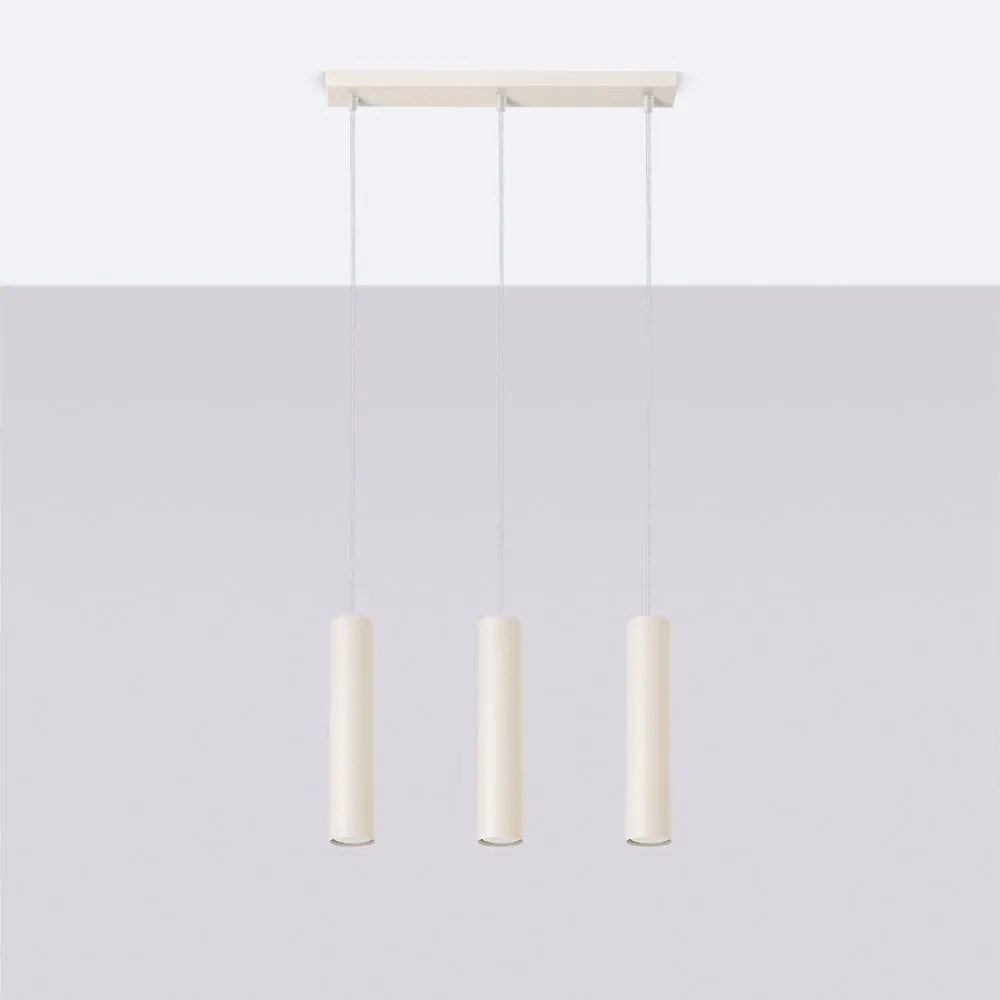 Lampadario color crema Castro – Sollux