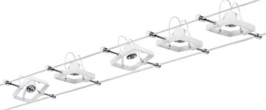 Paulmann 94134 - SET 5x GU5,3/10W Sistema a cavo completo MAC 230V bianco