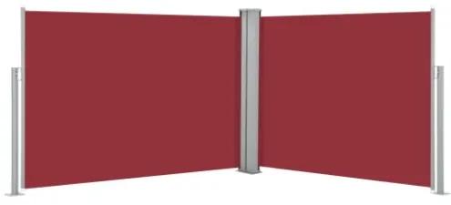 Tenda da Sole Laterale Retrattile Rossa 100x1000 cm
