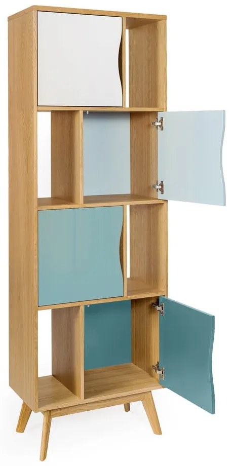 Libreria turchese 65x191 cm Avon - Woodman