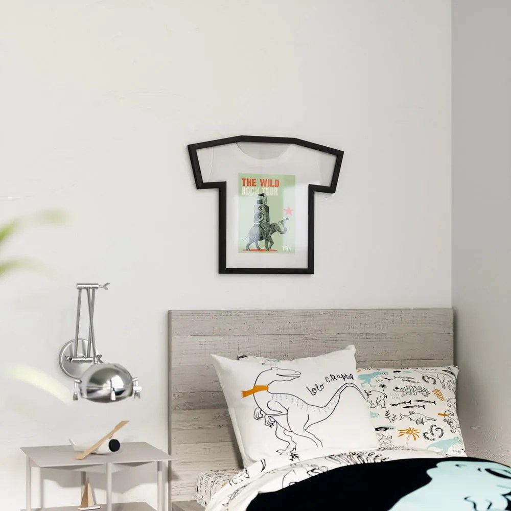 Cornice da parete in plastica nera 50x54,5 cm T-Frame - Umbra