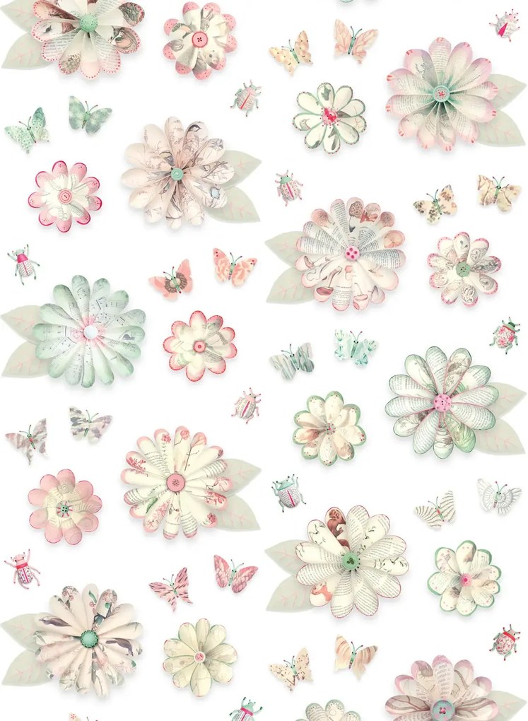 studio ditte Carta da parati Flowers - Flowers