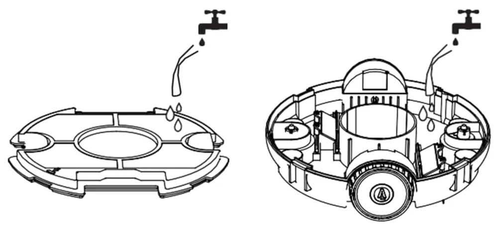 Robot Pulitore per Piscine senza Fili 27 W