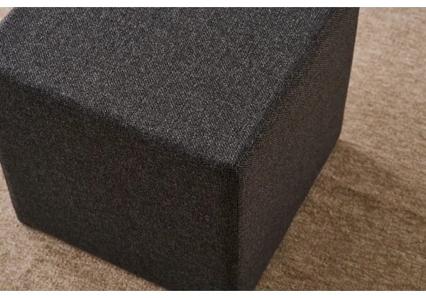 Pouf CUBI 40x40 cm marrone scuro