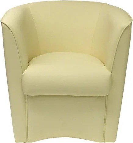 Poltrona poltroncina VALENTINA in ecopelle in tinta unita BEIGE