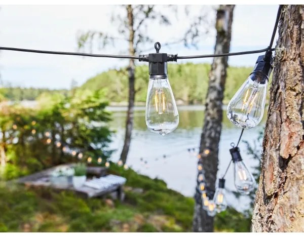 Markslöjd 107293 - Catena LED esterna GIRLANDA GARDEN 10 LED 5,5m IP44