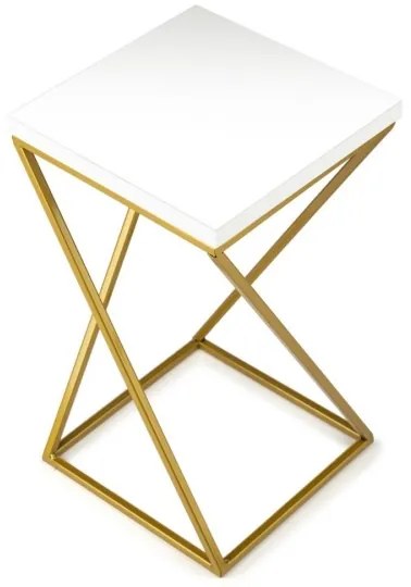 Portafiori LOFT 40x24 cm oro/bianco