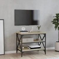 Mobile Porta TV Rovere Sonoma 60x40x50 cm in Legno Multistrato 825783