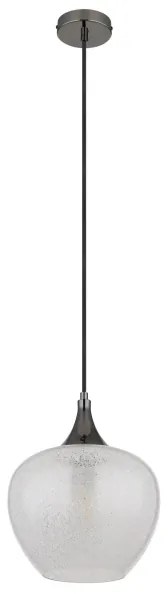 Globo 15548HK - Lampadario a sospensione con filo MAXY 1xE27/40W/230V diametro 24 cm bianco/antracite