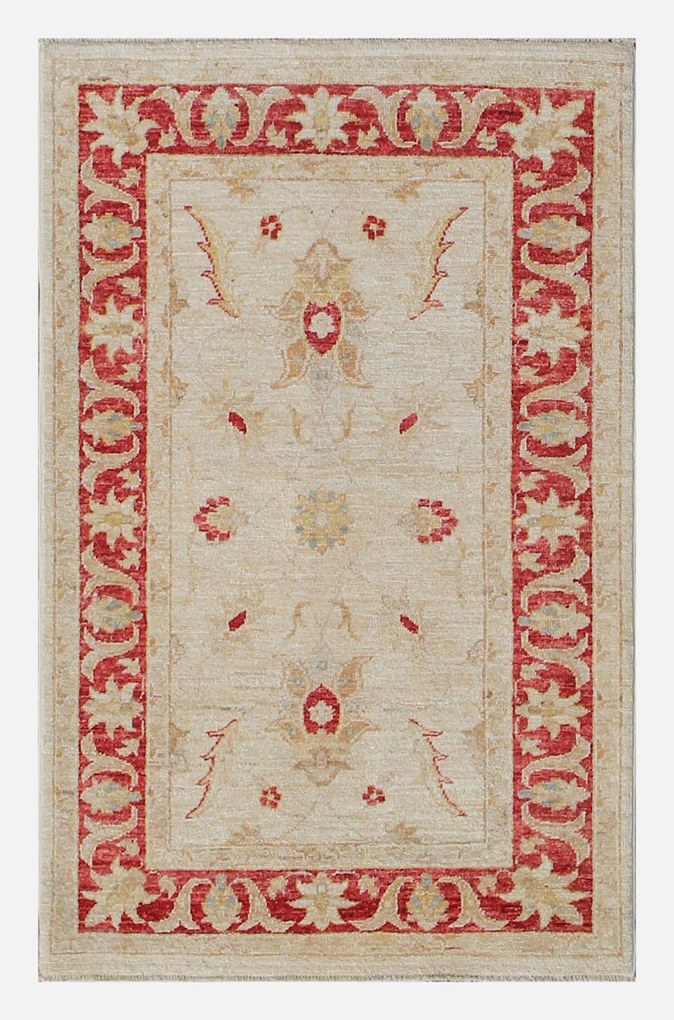 Ziegler Tappeto orientale 120x80 Beige (Pakistan) Annodato A Mano