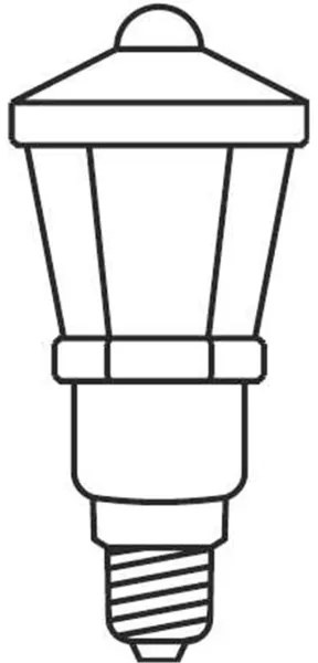 Catena di Natale LANTERN 12xE10/10,7m bianco caldo