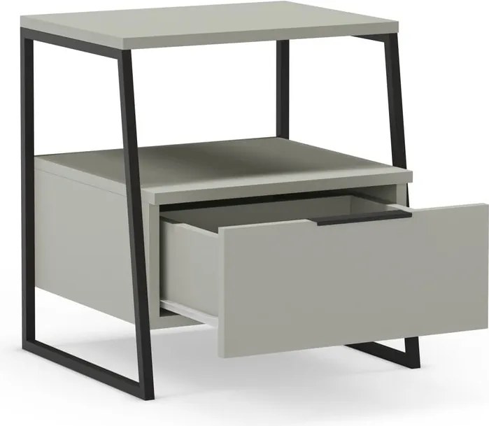 Comodino verde-grigio Velia - Marckeric