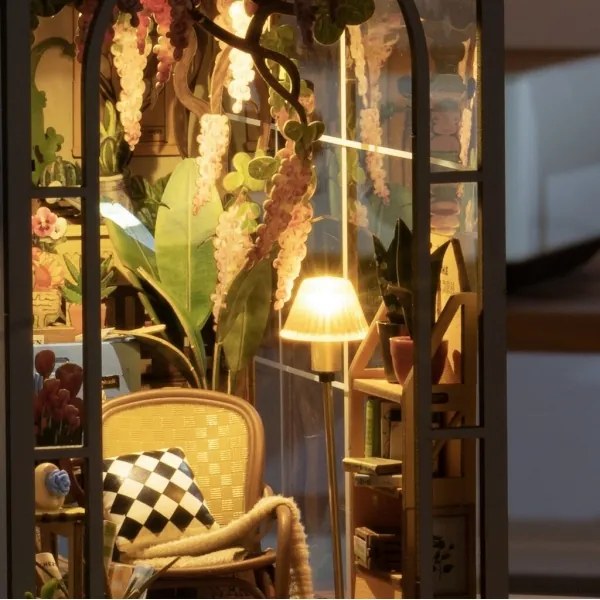 RoboTime - LED Fermalibri Giardino casa 3D puzzle 2xAAA