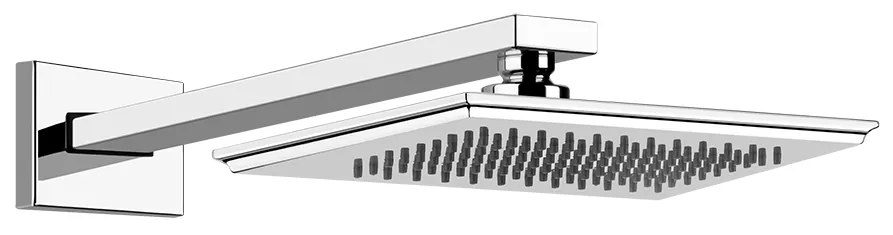 Soffione Anticalcare A Parete Orientabile Cromo Eleganza 46148 Gessi