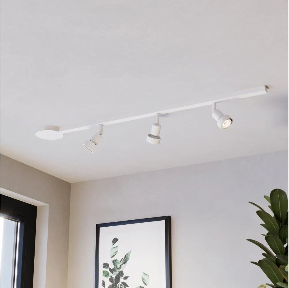 Eglo 901668 - Faretto EASYT SET 3 SPOTS 3xGU10/10W/230V bianco