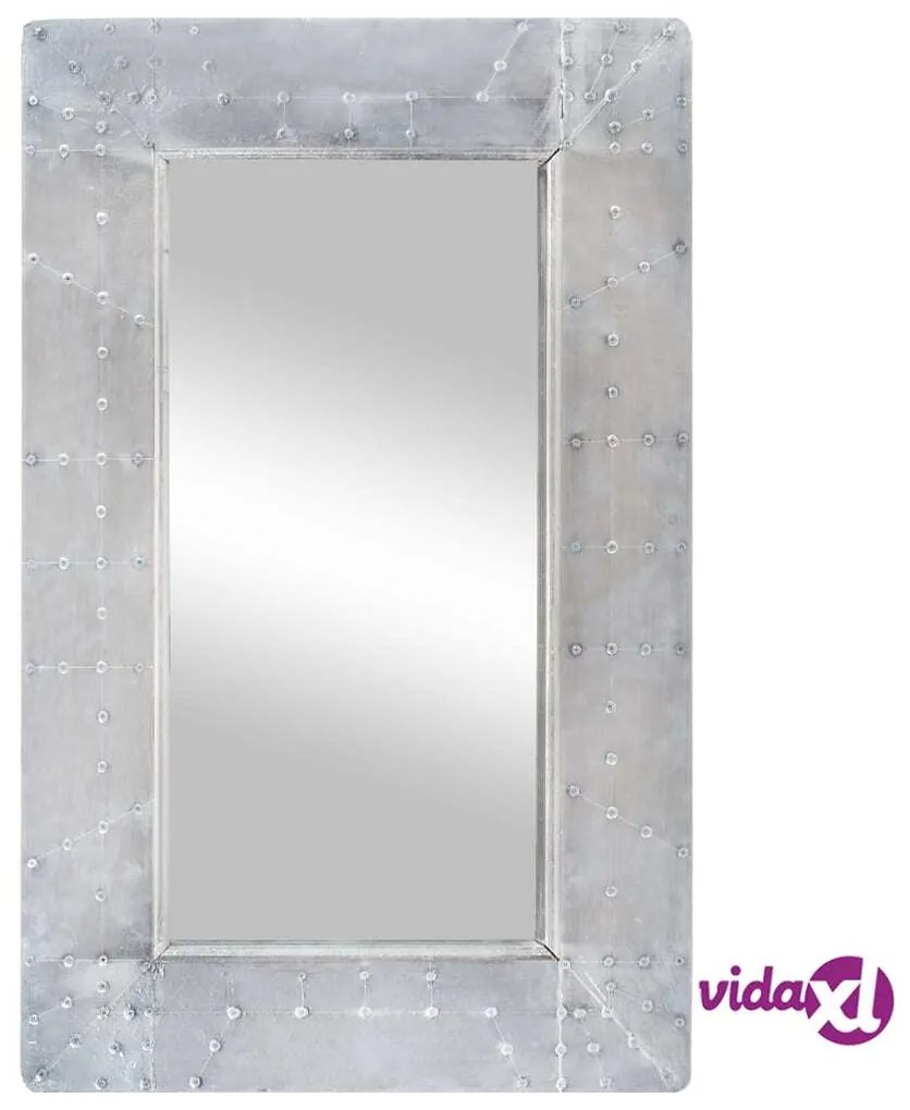 vidaXL Specchio Stile Aviatore 80x50 cm in Metallo